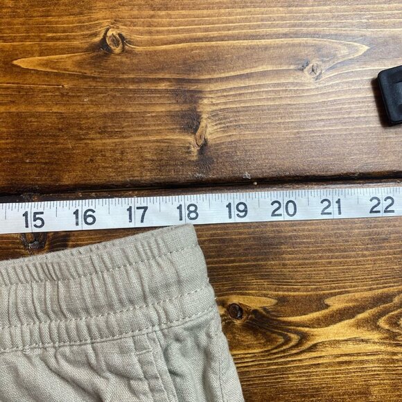 Express shorts men's size large elastic drawstring waist tan - Picture 7 of 10